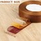4 Rolls Fall Sheer Chiffon Ribbon 200 Yards Autumn Pure Color Fabric Polyester Wrapping Ribbon Transparent Organza Gift Wrapping for Thanksgiving Presents Party Decor(1'' Wide)